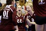 SPU Volleyball defeats national powerhouse CS San Bernardino